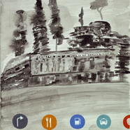 Handy 5, 2019, Acryl, 70 x 56 cm