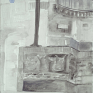 Handy 3, 2019, Acryl,-70 x 56 cm